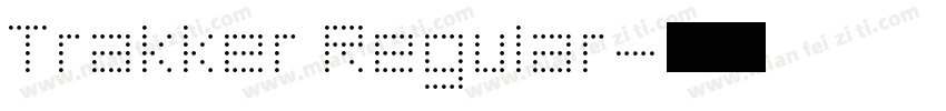 Trakker Regular字体转换